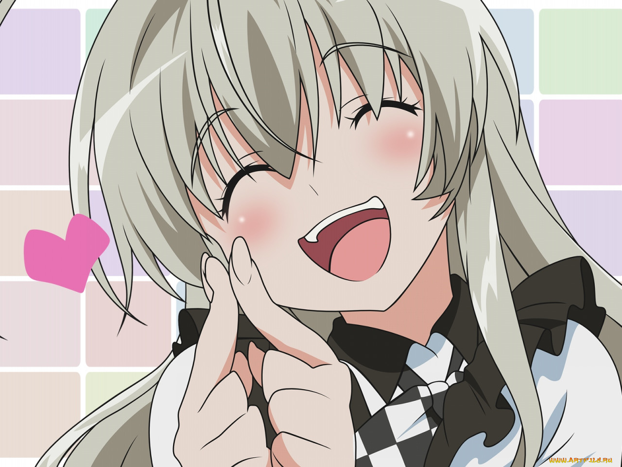 Обои Аниме Haiyore! Nyaruko-san, обои для рабочего стола, фотографии аниме,  haiyore, nyaruko, san, мох, ламни, nyaruko-san Обои для рабочего стола,  скачать обои картинки заставки на рабочий стол.